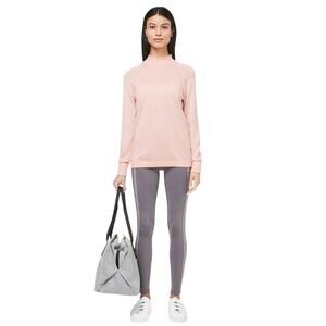 LULULEMON Soft Shine Sweater Metallic Pink Size 10 NEW*